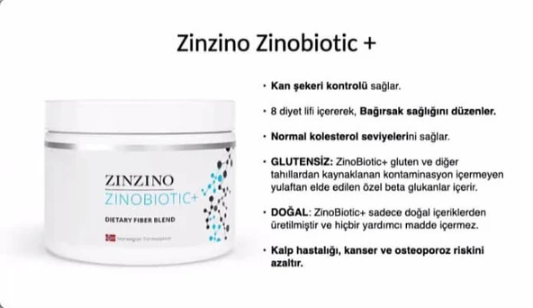 Zinzino Zinobiotic+ Probiotik Besin Takviyesi 180 gr - 4
