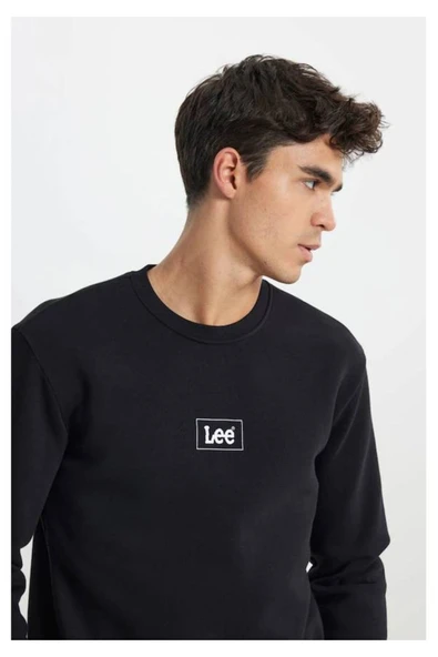 Riders by Lee  Regular Fit Normal Kesim Bisiklet Yaka Siyah Sweatshirt L242499001S - 3
