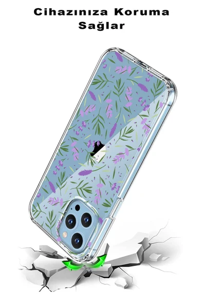 PrintiFy  Galaxy A56 ile Uyumlu 1mm Slim Fit Water Color 3 Baskılı Şeffaf  Kılıf - 3