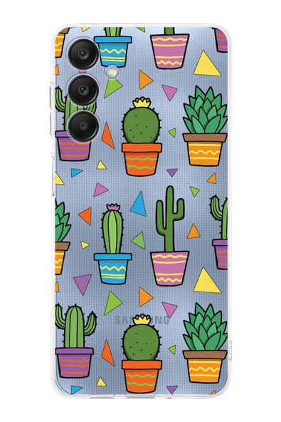 PrintiFy  Samsung Galaxy A26 ile Uyumlu Water Color 4Kamera Korumalı ŞeffafKılıf ürün görseli 1