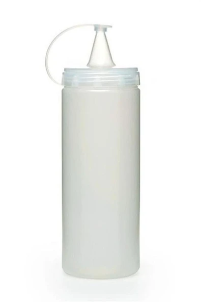 Şeffaf Kapaklı Sızdırmaz Yağlık Sosluk Şişesi Plastik Yağdanlık 400 ml AP-9028 - 14