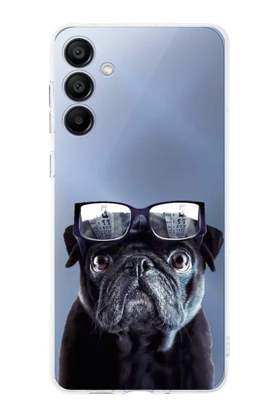 PrintiFy  Samsung Galaxy  A16 ile Uyumlu Köpek 3 Kamera Korumalı Şeffaf Kılıf ürün görseli 1