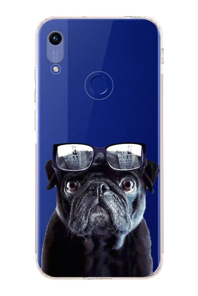 PrintiFy  Honor 8A ile Uyumlu Köpek 3 Kamera Korumalı Şeffaf Kılıf ürün görseli 1