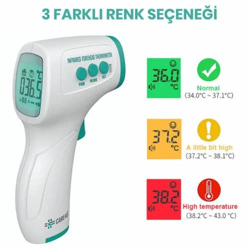 CARE4U ZLK-IRT101 Temassız Djital Ateş Ölçer - 2