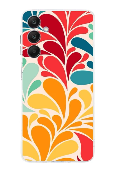 PrintiFy  Galaxy A26 ile Uyumlu Retro Color 5Kamera Korumalı ŞeffafKılıf ürün görseli 1