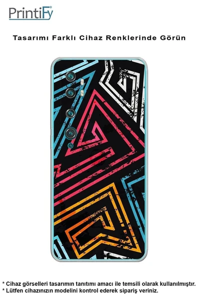 PrintiFy  Samsung Galaxy A26 ile Uyumlu Kamera Korumalı Eskitme Tasarımlı Şeffaf Silikon Kılıf - 5