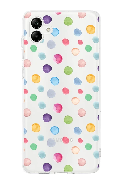PrintiFy  Galaxy  A16 ile Uyumlu 1mm Slim Fit Water Color 6 Baskılı Şeffaf  Kılıf ürün görseli 1