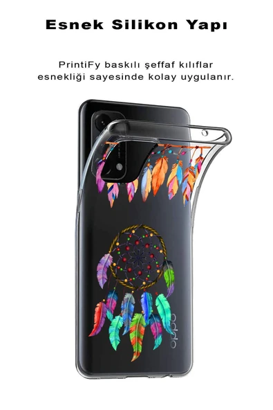 PrintiFy  Galaxy A56 uyumlu  Uyumlu 1mm Slim Fit Nazar Boncuğu 6 Baskılı Şeffaf  Kılıf - Resim 2