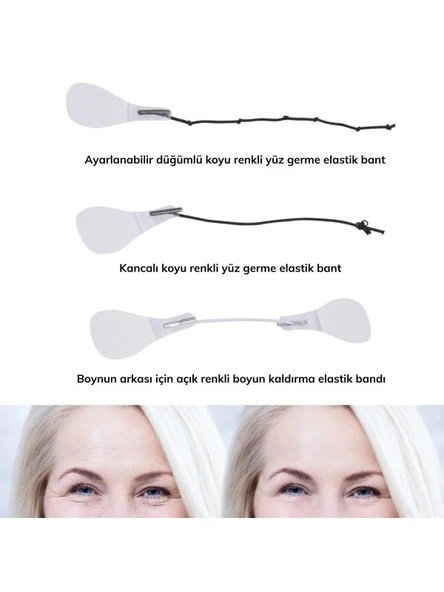 Yüz Gerdirme Göz Boyun Kaş Gerdirme Bant Seti - 3