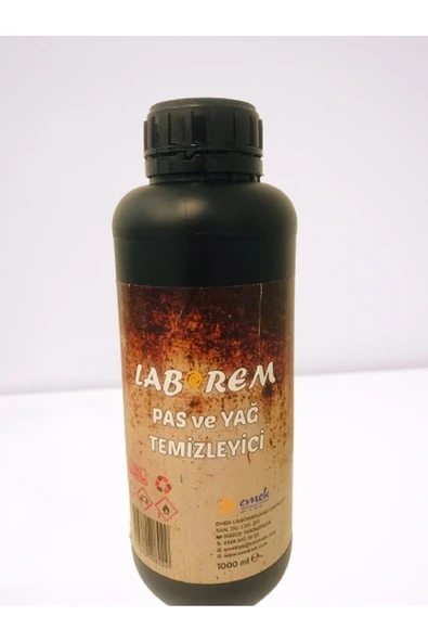 laborem Pas Ve Yağ Temizleyici Yerli Üretim (pas Sökücü) 1000 Ml