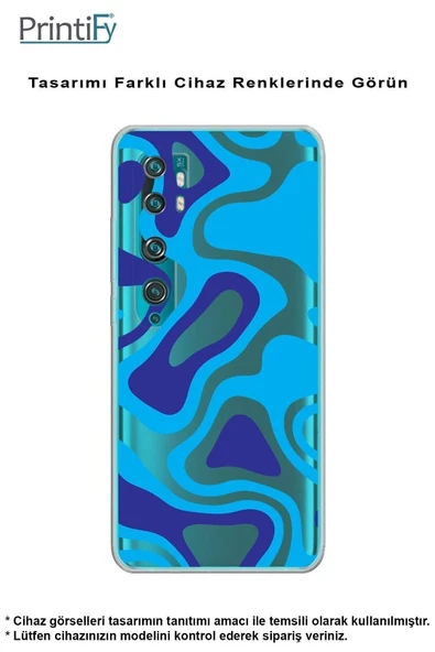 PrintiFy  Samsung Galaxy A56 ile Uyumlu Kamera Korumalı Renkli Desen Tasarımlı Şeffaf Silikon Kılıf - Resim 5