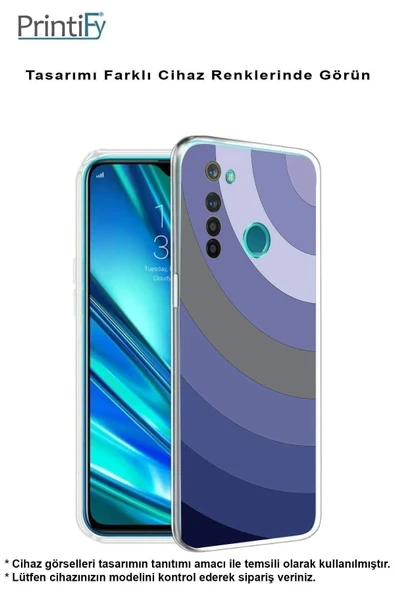 PrintiFy  Samsung Galaxy A56 ile Uyumlu Kamera Korumalı Renk Cümbüşü D Tasarımlı Şeffaf Kılıf - Resim 4