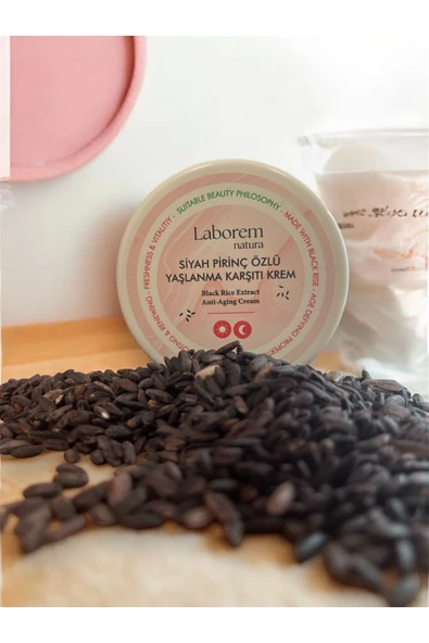 laborem natura Siyah Pirinç Özlü Yaşlanma Karşıtı Krem, 50 ml