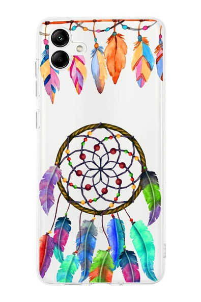 PrintiFy  Samsung Galaxy  A16 ile Uyumlu 1mm Slim Fit Nazar Boncuğu 6 Baskılı Şeffaf  Kılıf ürün görseli 1