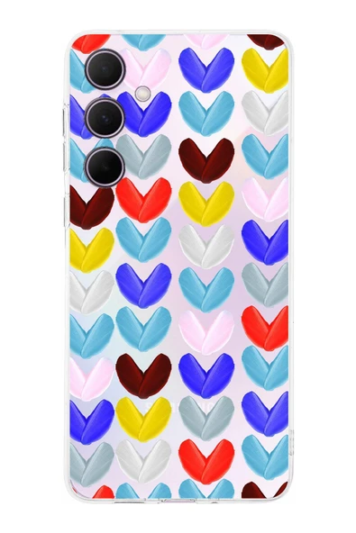 PrintiFy  Samsung Galaxy A36 ile Uyumlu Water Color 1  Kamera Korumalı Şeffaf  Kılıf ürün görseli 1