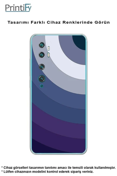 PrintiFy  Samsung Galaxy A56 ile Uyumlu Kamera Korumalı Renk Cümbüşü E Tasarımlı Şeffaf Kılıf - Resim 5