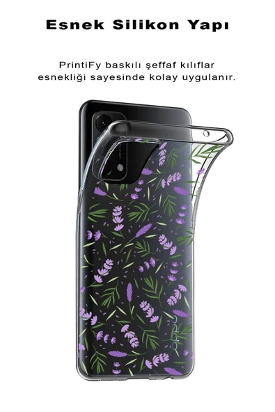 PrintiFy  Galaxy A56 ile Uyumlu 1mm Slim Fit Water Color 3 Baskılı Şeffaf  Kılıf - 2