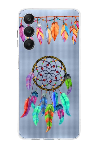 PrintiFy  Galaxy A26 ile Uyumlu Nazar Boncuğu 6 Baskılı Kamera Korumalı Şeffaf Silikon Kılıf ürün görseli 1