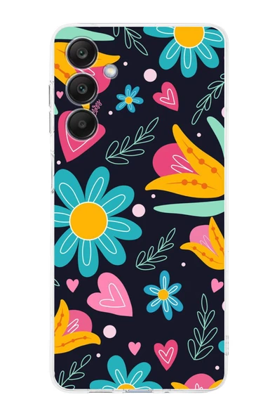 PrintiFy  Samsung Galaxy A26 ile Uyumlu Retro Color 1Kamera Korumalı ŞeffafKılıf ürün görseli 1