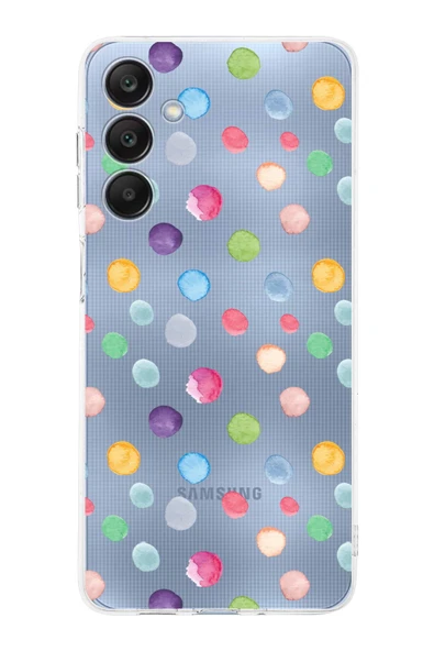 PrintiFy  Samsung Galaxy A26 ile Uyumlu Water Color 6Kamera Korumalı ŞeffafKılıf ürün görseli 1