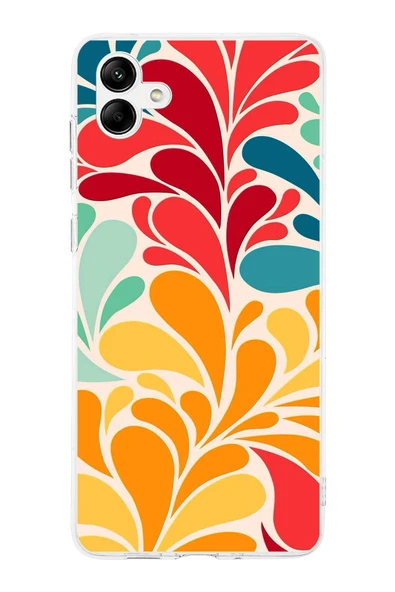 PrintiFy  Galaxy A25 ile Uyumlu 1mm Slim Fit Colors 5 Baskılı ŞeffafKılıf ürün görseli 1