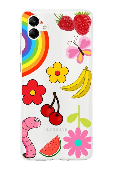 PrintiFy  Samsung Galaxy A26 ile Uyumlu 1mm Slim Fit Water Color 5 Baskılı ŞeffafKılıf ürün görseli 1