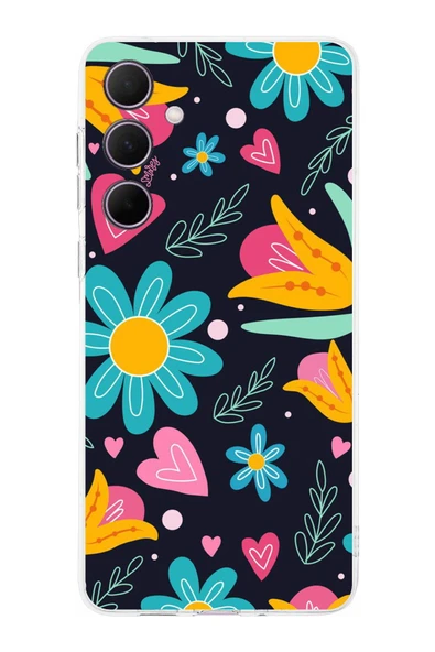 PrintiFy  Galaxy A36 ile Uyumlu Retro Color 1  Kamera Korumalı Şeffaf  Kılıf ürün görseli 1