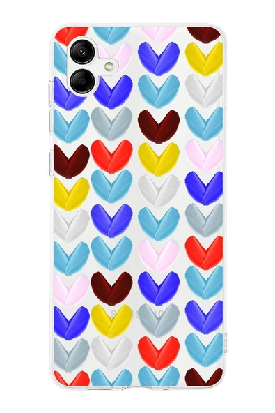 PrintiFy  Samsung Galaxy A26 ile Uyumlu 1mm Slim Fit Water Color 1 Baskılı ŞeffafKılıf ürün görseli 1