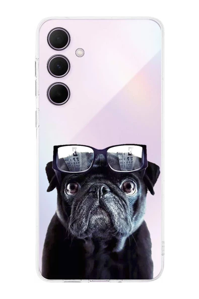 PrintiFy  Samsung Galaxy A56 ile Uyumlu Köpek 3 Kamera Korumalı Şeffaf Kılıf ürün görseli 1