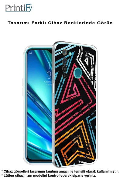 PrintiFy  Samsung Galaxy A36 ile Uyumlu Kamera Korumalı Eskitme Tasarımlı Şeffaf Silikon Kılıf - Resim 4