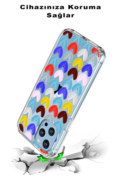 PrintiFy  Galaxy A56 ile Uyumlu 1mm Slim Fit Water Color 1 Baskılı Şeffaf  Kılıf - Resim 3