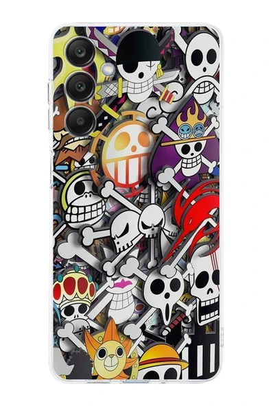 PrintiFy  Samsung Galaxy A26 ile Uyumlu Kamera Korumalı Anime Tasarımlı Şeffaf Silikon Kılıf ürün görseli 1