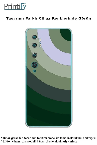 PrintiFy  Samsung Galaxy A56 ile Uyumlu Kamera Korumalı Renk Cümbüşü C Tasarımlı Şeffaf Kılıf - Resim 5