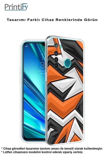 PrintiFy  Samsung Galaxy A36 ile Uyumlu Kamera Korumalı Grafiti Tasarımlı Şeffaf Silikon Kılıf - Resim 4