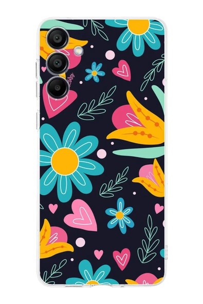 PrintiFy  Samsung Galaxy  A16 ile Uyumlu Retro Color 1  Kamera Korumalı Şeffaf  Kılıf ürün görseli 1