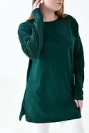 Uzun Kollu Tunik (Bandana Hediyeli) - Zümrüt - 2