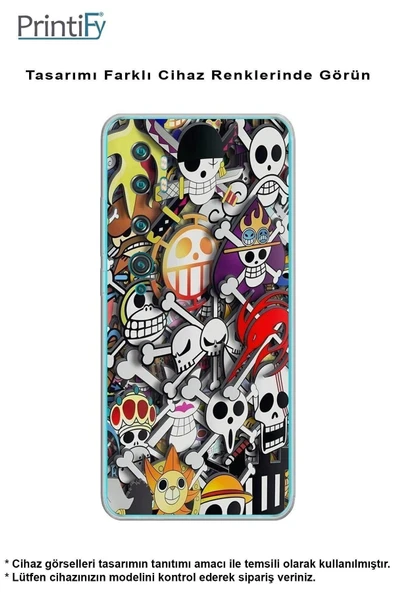 PrintiFy  Samsung Galaxy A26 ile Uyumlu Kamera Korumalı Anime Tasarımlı Şeffaf Silikon Kılıf - Resim 5