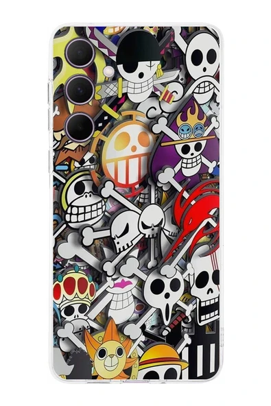 PrintiFy  Samsung Galaxy A36 ile Uyumlu Kamera Korumalı Anime Tasarımlı Şeffaf Silikon Kılıf ürün görseli 1