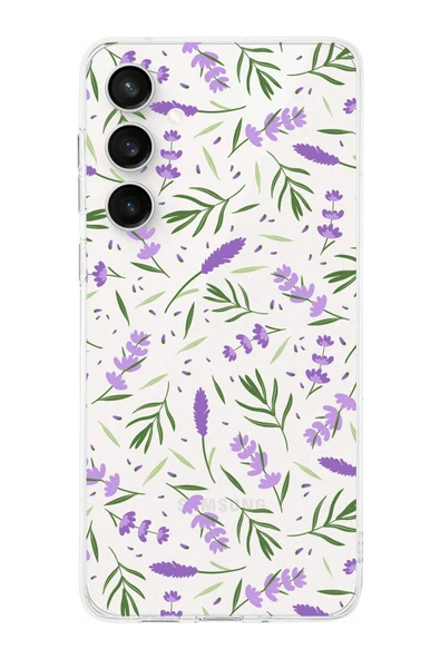 PrintiFy  Galaxy S24 Fe ile Uyumlu Water Color 3  Kamera Korumalı Şeffaf  Kılıf ürün görseli 1