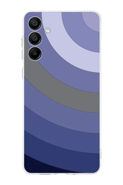 PrintiFy  Samsung Galaxy A16 Uyumlu Kamera Korumalı Renk Cümbüşü D Tasarımlı Şeffaf Silikon Kılıf ürün görseli 1