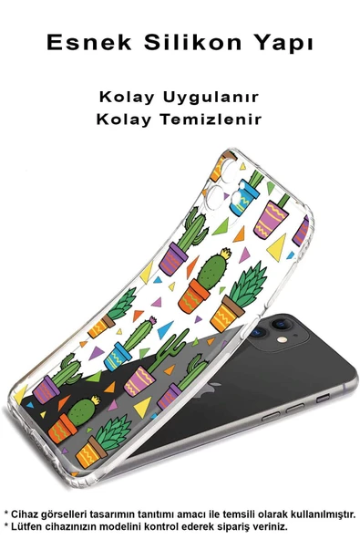 PrintiFy  Galaxy S24 Fe ile Uyumlu Water Color 4  Kamera Korumalı Şeffaf  Kılıf - Resim 3