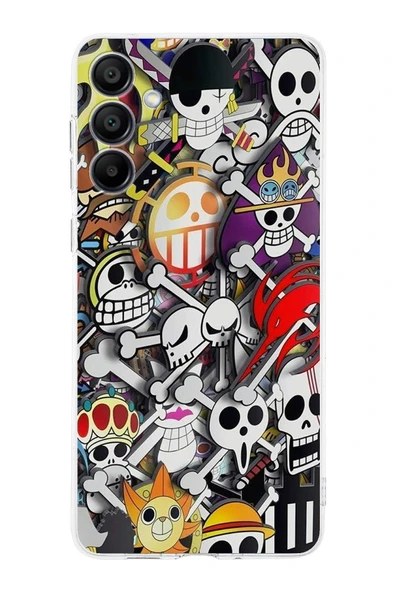 PrintiFy  Samsung Galaxy A16 Uyumlu Kamera Korumalı Anime Tasarımlı Şeffaf Silikon Kılıf ürün görseli 1