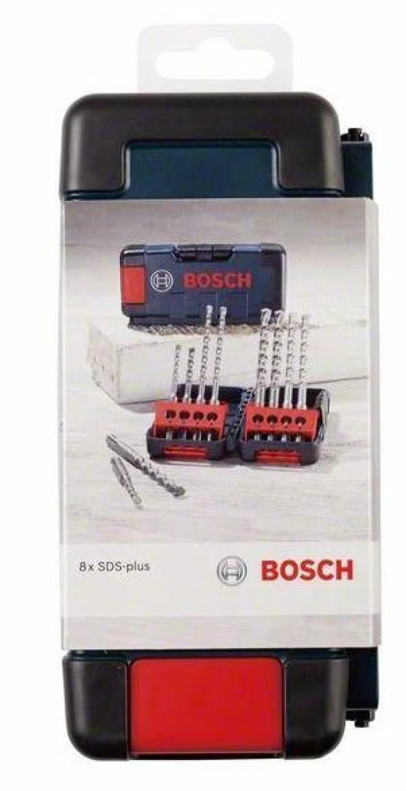 Bosch Sds Plus Kırıcı Delici Uç Seti 8"Li