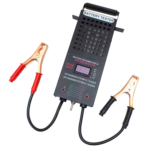 POWERMASTER PM-19433 6 VOLT - 12 VOLT - 125 AMPER PROFESYONEL DİJİTAL AKÜ ÖLÇÜ TEST CİHAZI - 2