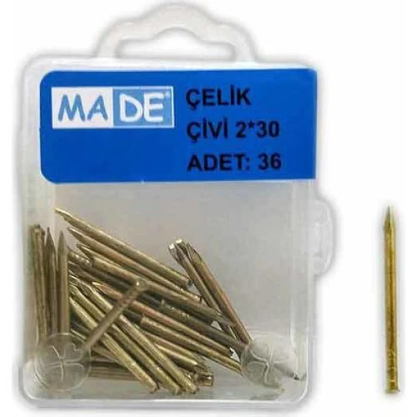 Made Çelik Çivi 2X30 ( 1 Kutu:36 Adet) ST-46