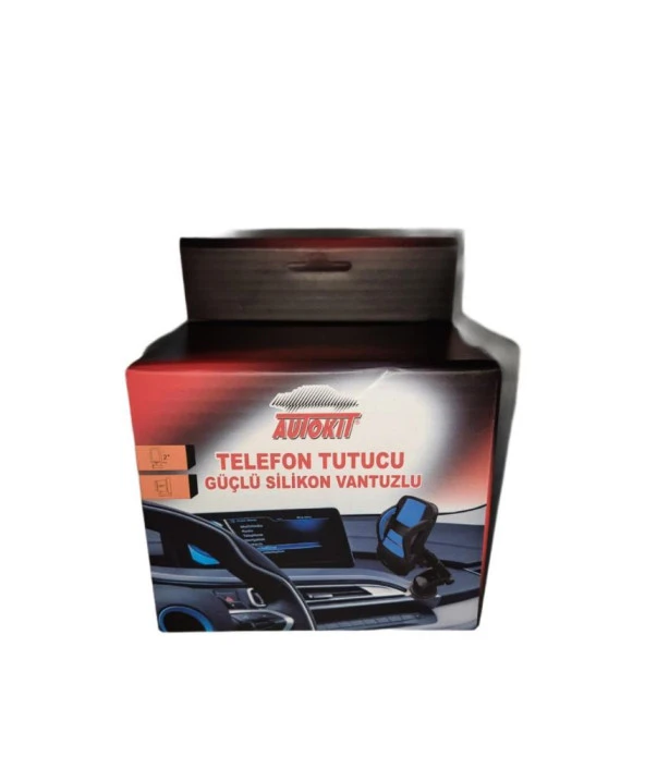 Autokit Güçlü Silikon Vantuzlu Telefon Tutucu