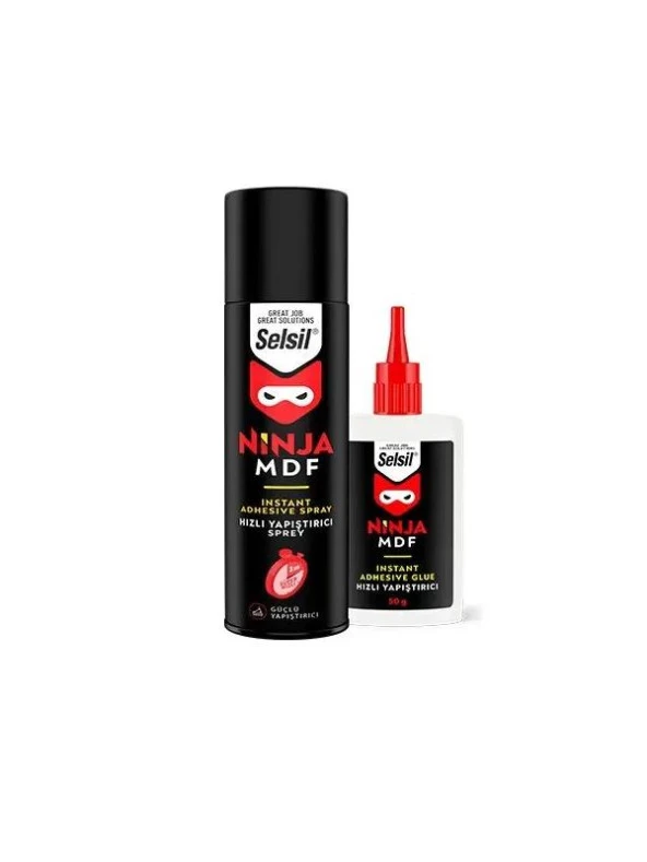 Selsil Ninja Hızlı Yapıştırıcı 50g+200ml Mdf Kit