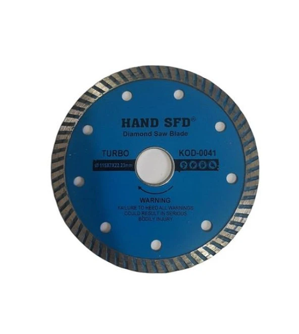 HAND SFD Turbo Kanallı Elmas Testere 115mm