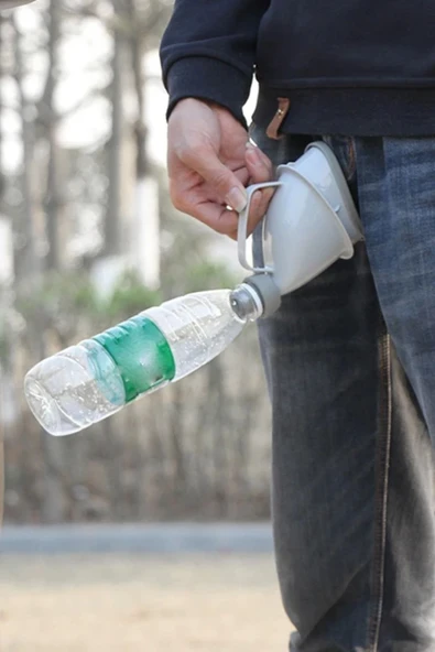 Unisex Taşınabilir Hijjenik Seyahat Tuvalet Aparatı Seyahat Tuvalet Hunisi - 7