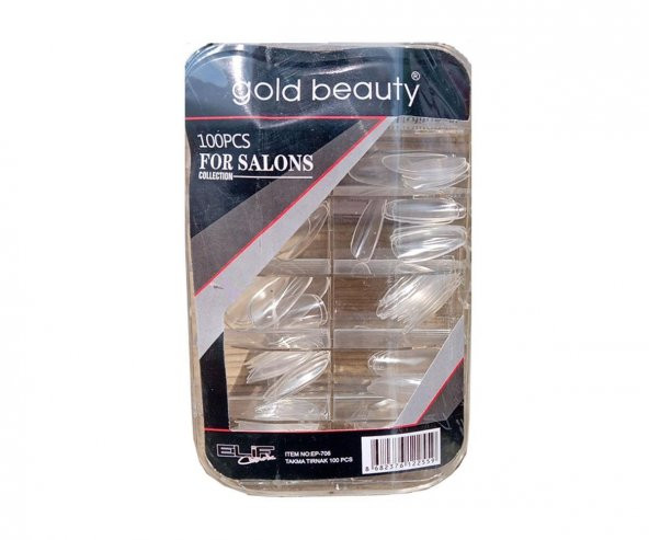 Gold Beauty Takma Tırnak 100Lü Ep-706 ürün görseli